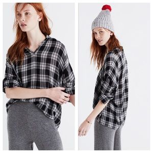 Madewell Highroad Popover Clarksburh Blouse Shirt